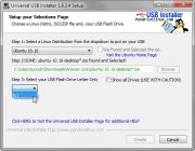 Universal USB Installer screenshot