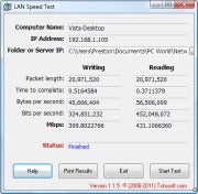 Lan Speed Test screenshot