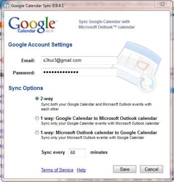 Google Calendar Sync can sync between Microsoft Outlook and your Google Calendar. 