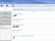 ZoneAlarm SocialGuard screenshot