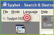 SpyBot Search & Destroy; click for full-size image.