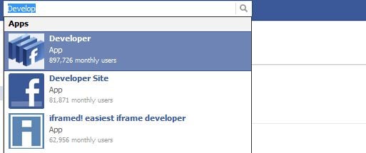 Facebook's Developer App