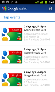 Google Wallet/Prepaid Card