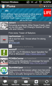Plume for Twitter Android app