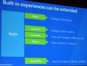A slide from a Microsoft Windows 8 presentation on peripherals at the BUILD conference
