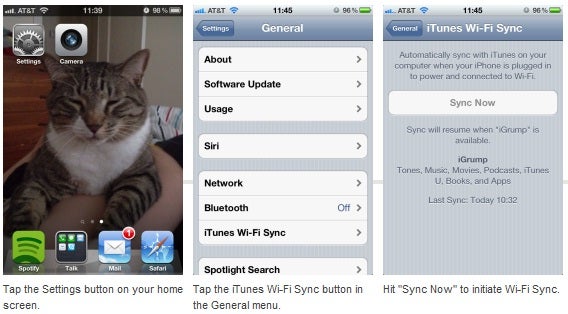 iOS 5 Wi-Fi Sync
