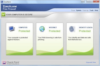 ZoneAlarm Free Firewall screenshot