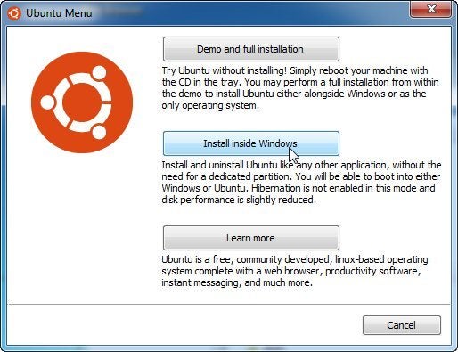 Installer Ubuntu Dans Windows