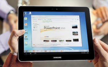  OnLive Desktop includes Microsoft Office Word, Excel, and PowerPoint apps.