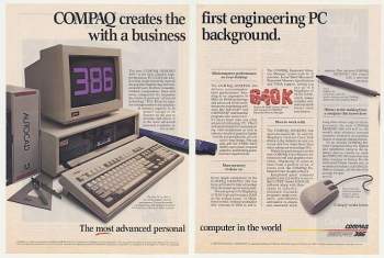 Compaq DeskPro 386 ad
