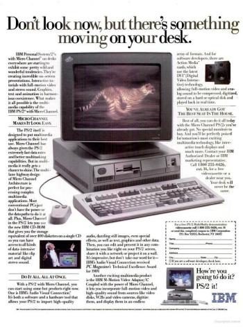 An ad describing the IBM Personal System/2.