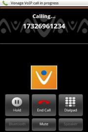 Vonage's over-the-top VoIP app.