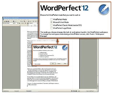 Wordperfect 12 registration reminder remove